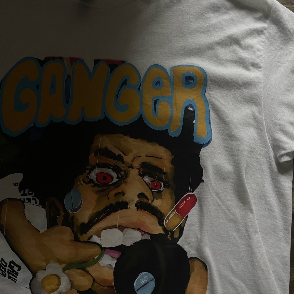 VEEZE ganger graphic white tee
